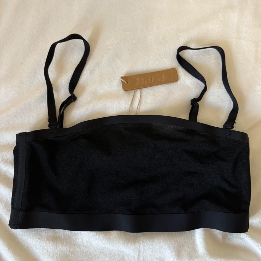 Black Skims Sheer Women's Bra